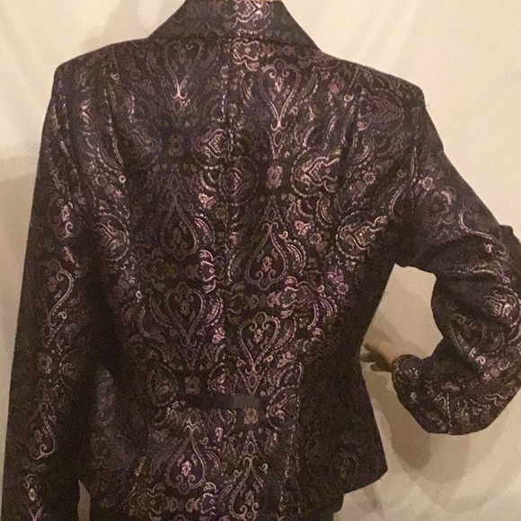 Signature by Robbie Bee Multi Dress Blazer SZ 8 - Picture 5 of 5